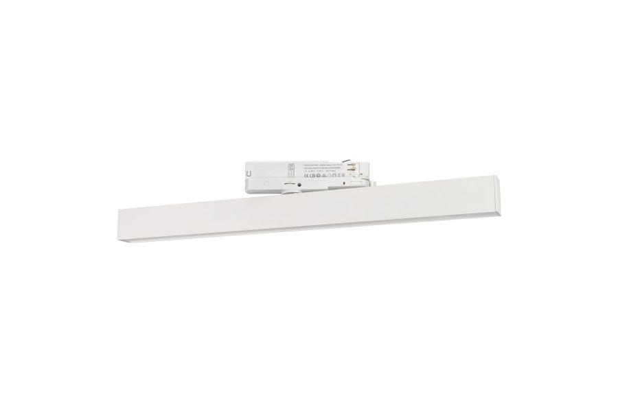 Трековый трехфазный светильник Arlight LGD-FLAT-4TR-S605-25W Warm3000 (WH, 100 deg, 230V, TRIAC) (IP20 Металл) 058647