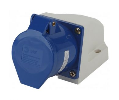 Розетка ЭРА R(OUT)-32-2P-PE-IP44 стационарная наружная 123 2Р+РЕ 32А 220В IP44 Б0032877