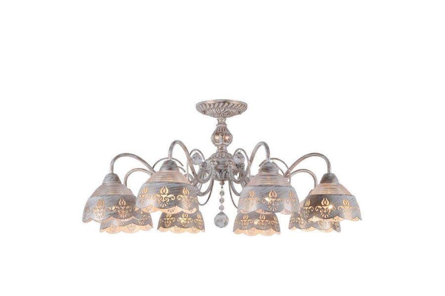 Потолочная люстра Arte Lamp Sicilia A9106PL-8WG