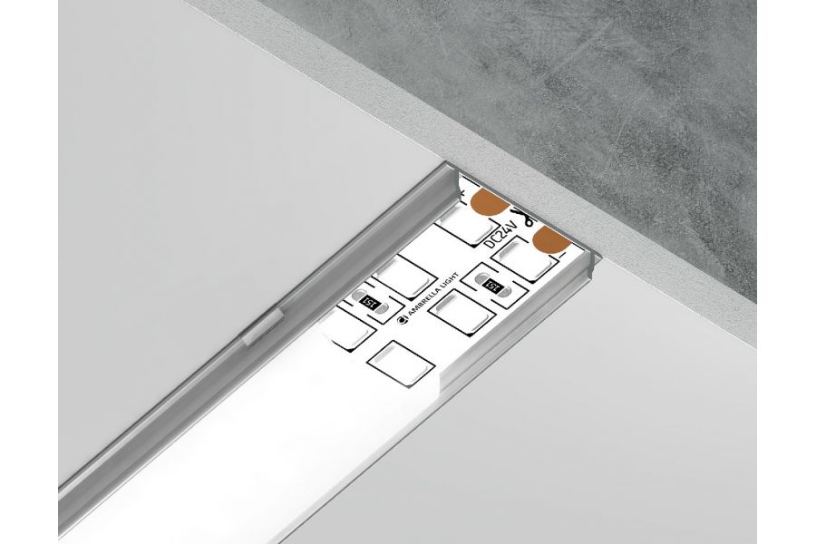 Алюминиевый накладной профиль Ambrella Light Alum Profile GP1500AL