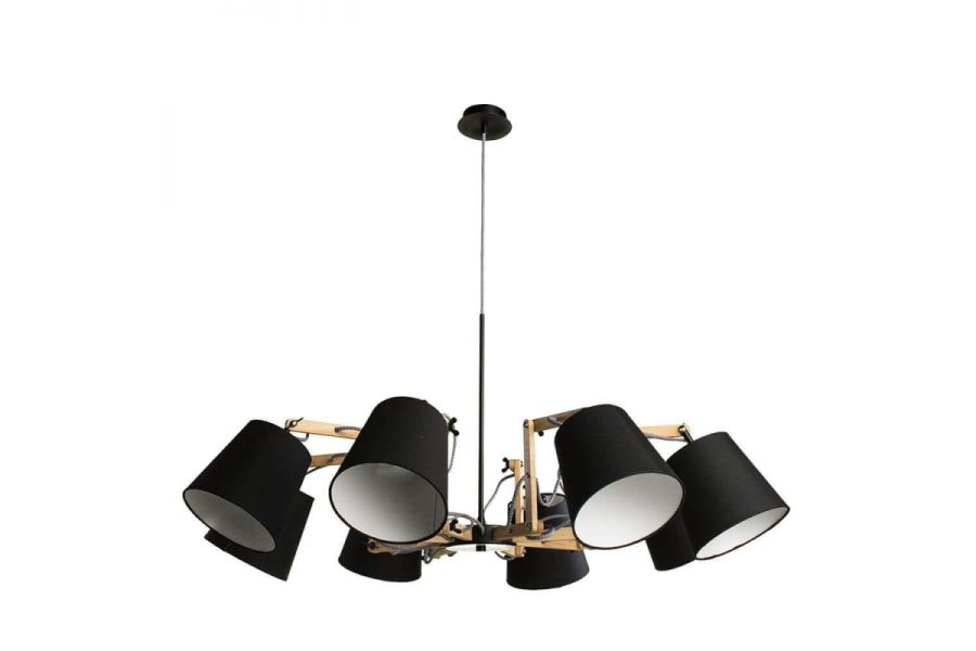 Подвесная люстра Arte Lamp Pinocchio A5700LM-8BK