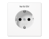 Розетка Schuko Jung LS1520EDVWW