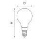 Лампа светодиодная Lightstar E27 8W 3000K 933002