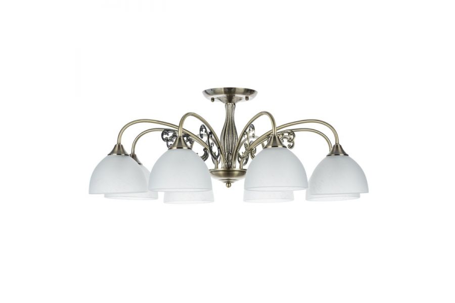 Потолочная люстра Arte Lamp Spica A3037PL-8AB