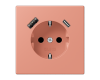 Розетка 2K+З USB Typ AC Jung LC1520-15CA233