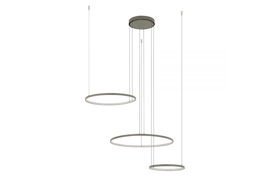 Подвесная люстра Nowodvorski Circolo Led M Silk Oliv E 11398