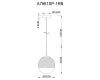 Подвесной светильник Arte Lamp Jupiter Copper A7961SP-1RB