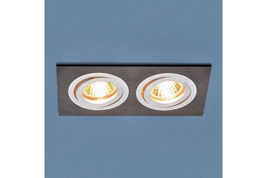Встраиваемый светильник Elektrostandard 1051/2 BK черный 4690389083662