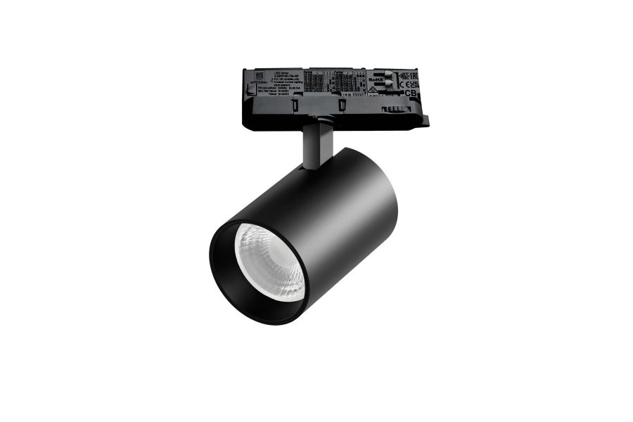 Трековый трехфазный светильник Quattro LED 36G с адаптером Lightstar Alta Base A5347QT36G (215347 + 594037 + 215303)