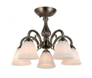 Купить Потолочная люстра Escada Versailles 1114/5PL Bronze Потолочная люстра Escada Versailles 1114/5PL Bronze