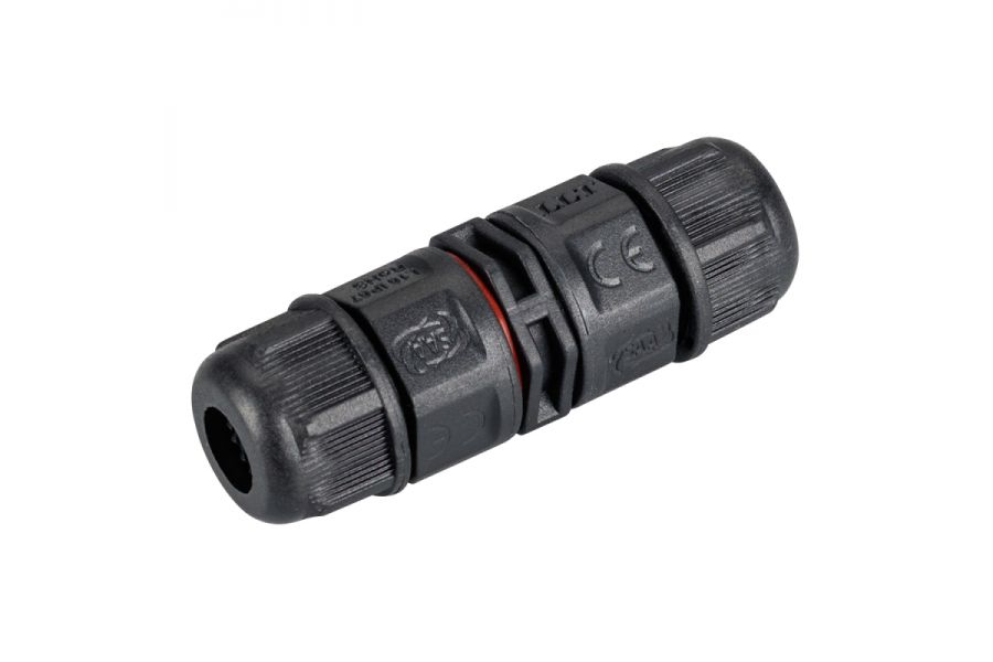 Коннектор прямой Arlight NEO-CON-I-2pin-BK (3-7mm, IP67) 024936