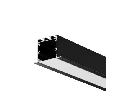 Алюминиевый профиль встраиваемый с накладным фланцем 50x35 Maytoni Led Strip ALM-5035T-B-2M 632012