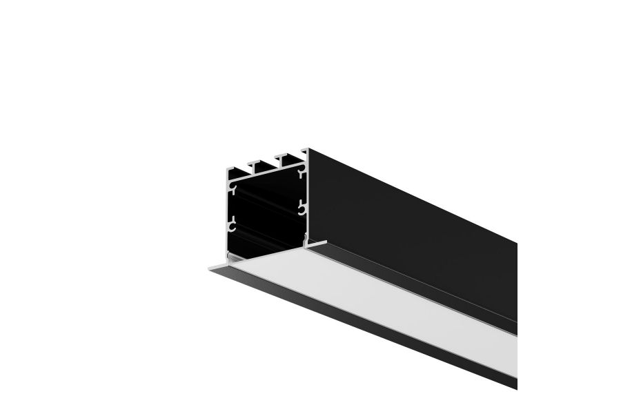 Алюминиевый профиль встраиваемый с накладным фланцем 50x35 Maytoni Led Strip ALM-5035T-B-2M 632012