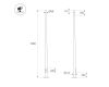 Опора фланцевая Arlight OXOR-OK-D60-L5000 (BK) (Сталь) 057711