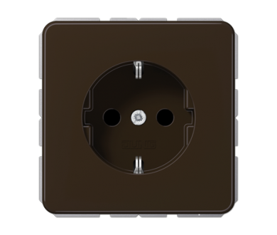 Розетка штепсельная Schuko Jung CD1520BFBR