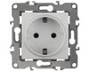 Розетка ЭРА 12 2P E Schuko со шторками 16A 250V 12-2102-01 Б0014687