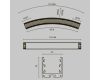 Радиусный профиль Maytoni Led strip ALM-3535R-B-D-45°-3M