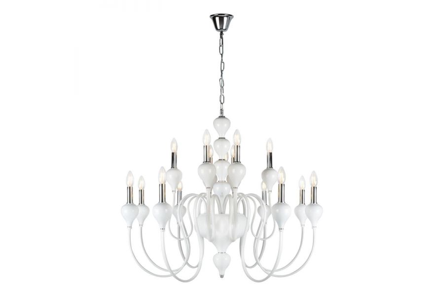 Подвесная люстра iLamp Lady 88003-10+5 WH