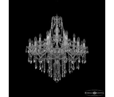 Подвесная люстра Bohemia Ivele Crystal 1415/12+6+3/300 Ni