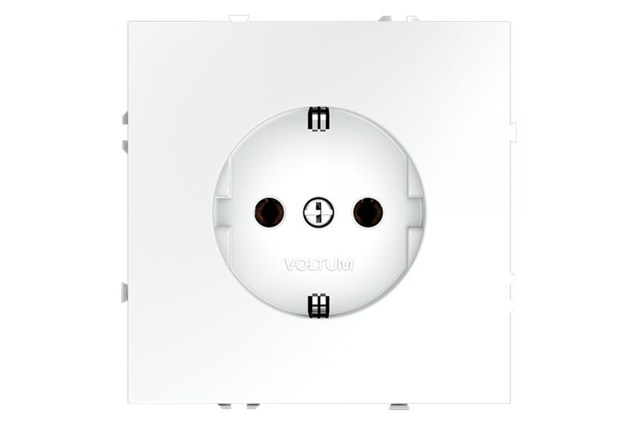 Розетка Voltum S70 VLS040102 (белый матовый)