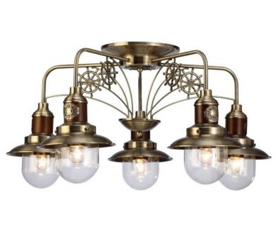 Потолочная люстра Arte Lamp Sailor A4524PL-5AB