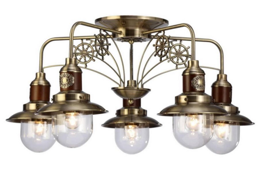 Потолочная люстра Arte Lamp Sailor A4524PL-5AB