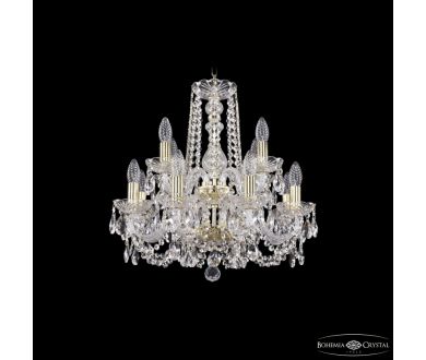 Подвесная люстра Bohemia Ivele Crystal 1402/8+4/160/2d G