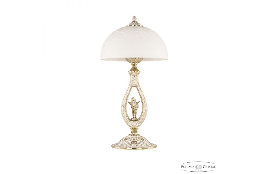 Настольная лампа Bohemia Ivele Crystal Florence 71400L/30 GW Rose FA10M