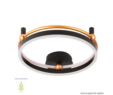 Потолочный светильник Crystal Lux FERNANDO PL48W LED BLACK/GOLD