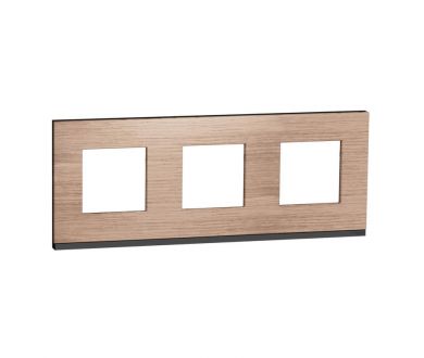 Рамка 3-постовая Schneider Electric Unica New NU600684