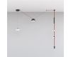 Трековый однофазный светильник Denkirs Belty Flow DK5565-WH+BK