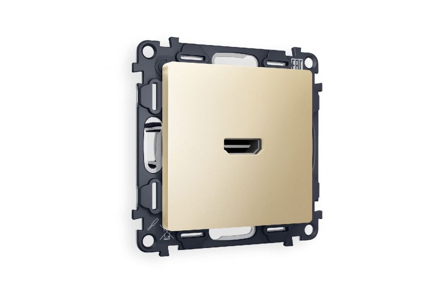 Комплект механизма розетки HDMI 2.0 40V/500mA 2.0GHz 5-18Gbit/s Ambrella Volt Alfa MA614010