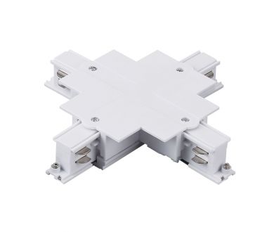 Соединение крестовое встраиваемое с подводом питания к треку 5030xx-R Lightstar Quattro 503146-R