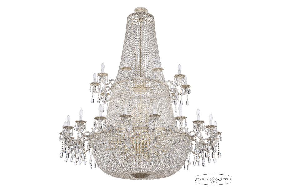 Подвесная люстра Bohemia Ivele Crystal AL2210H201/20+10/162FL/2D/Y1 AGB