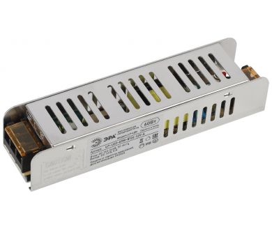 Блок питания Эра 60Вт DC12В 5A IP20 LP-LED-60W-IP20-12V-S Б0061121