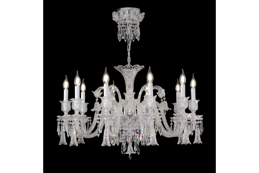Подвесная люстра Crystal Lux VERSAILLES SP10 CHROME