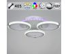 Потолочная люстра Reluce 06319-3.3-03 WH+CR (RGB)