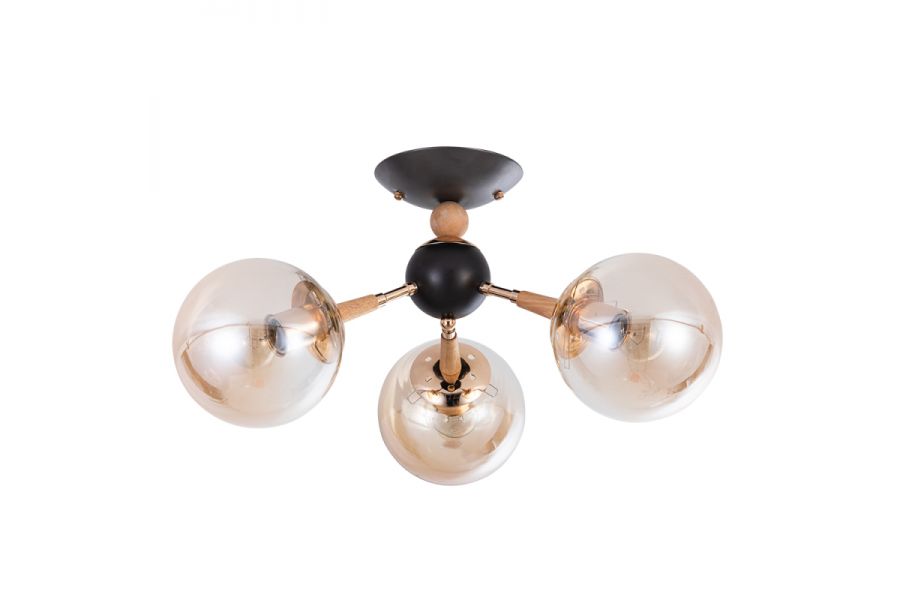 Потолочная люстра Arte Lamp Boston A4485PL-3BK