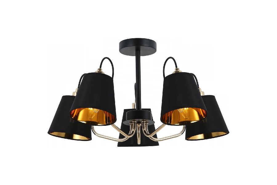 Люстра на штанге Illumico IL6120-5COU-79 BK GD