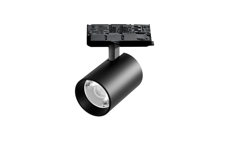 Трековый трехфазный светильник Quattro LED 15G с адаптером Lightstar Alta Base A5347QT15G (215347 + 594037 + 215301)
