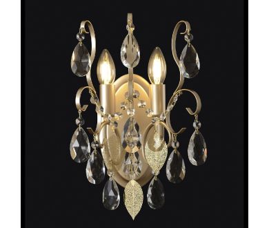 Бра Crystal Lux ESMIRALDA AP2 GOLD