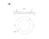 Встраиваемый светильник Arlight MS-EDGE-R120-6W Day4000 (WH, 115 deg, 230V) (IP44 Металл) 041903