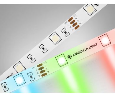 Светодиодная лента Ambrella Light LED Strip 12В 5050 7,2Вт/м RGB 5м IP20 GS2201