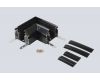 Угол соединительный для встраиваемого трека 220V в натяжной ПВХ потолок Crystal Lux CLT 0.235 01 BL