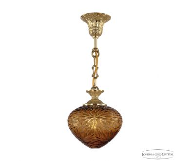 Подвесной светильник Bohemia Ivele Crystal 7003P/18 G Amber/H-1A