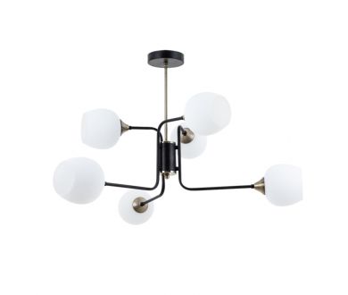 Купить Люстра на штанге Arte Lamp Skat A3564PL-6BK Люстра на штанге Arte Lamp Skat A3564PL-6BK