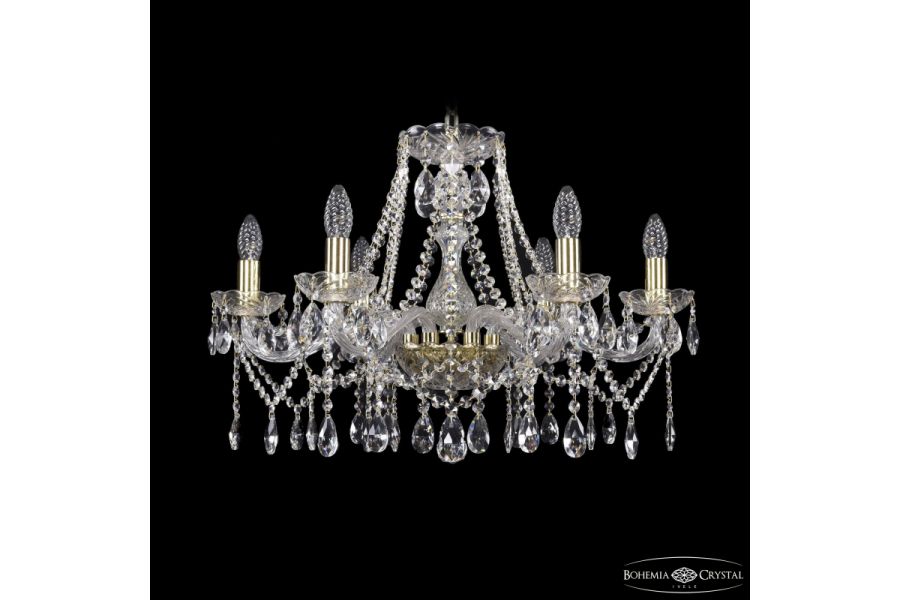 Подвесная люстра Bohemia Ivele Crystal 1413/6/220 G