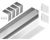Алюминиевый угловой профиль Ambrella Light Alum Profile GP2150AL