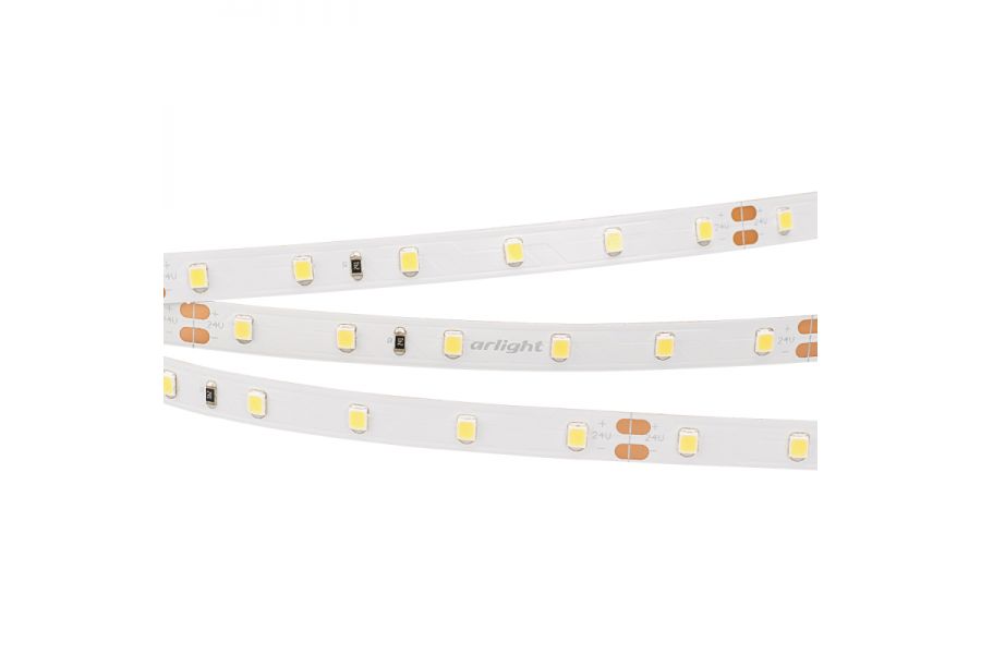 Светодиодная лента Arlight RT-A60-8mm 24V Cool 8K (4.8 W/m, IP20, 2835, 5m) 016147(2)