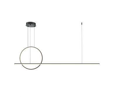 Подвесная люстра Maytoni Halo MOD247PL-L49BK